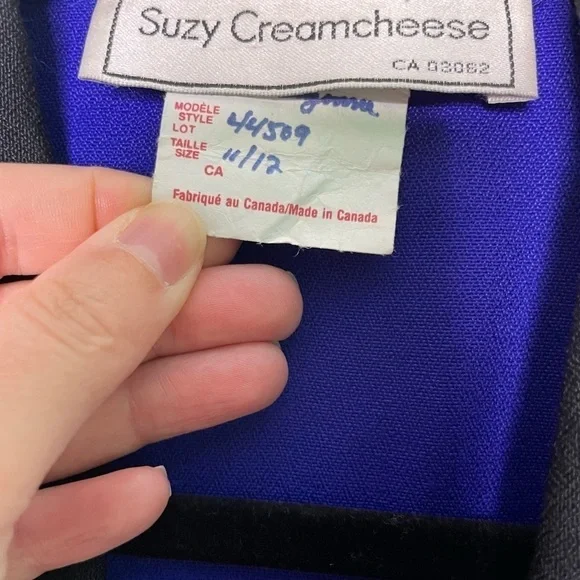 VINTAGE Suzy Creamcheese double breasted blazer dress - Picture 4 of 11